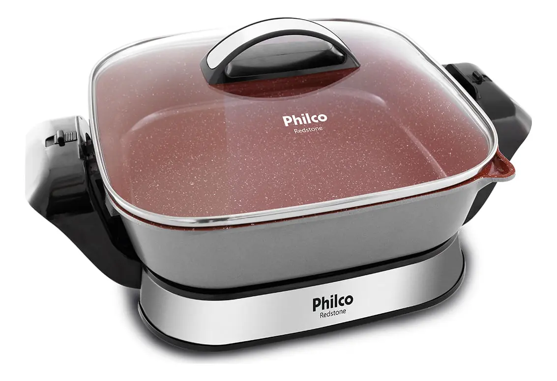 Panela Elétrica Philco Redstone 4l Ppe04 Cor Vermelho
